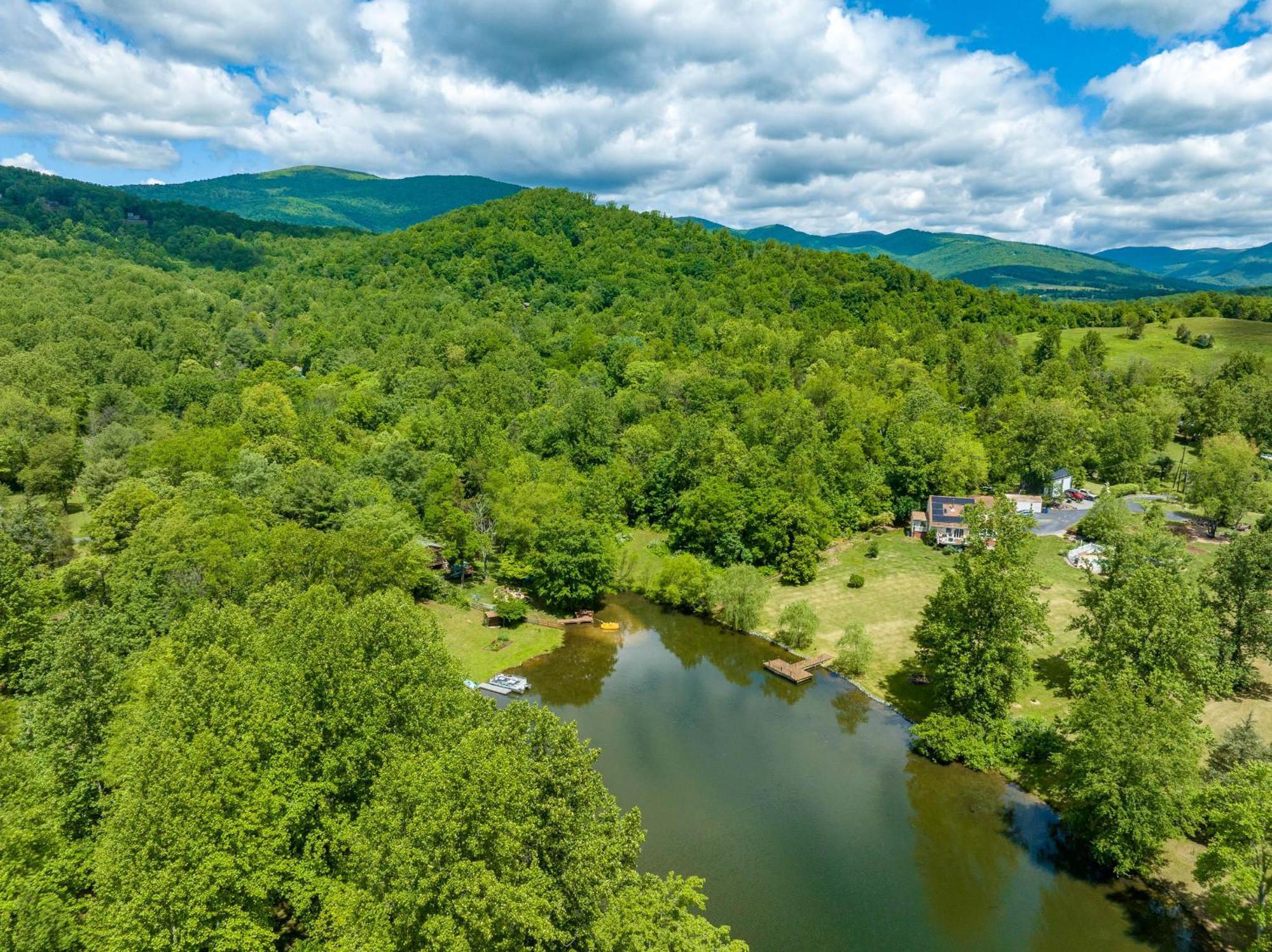 Waterfront Cabin 20 Mins To National Park & Massanutten! Villa Stanardsville Exterior photo