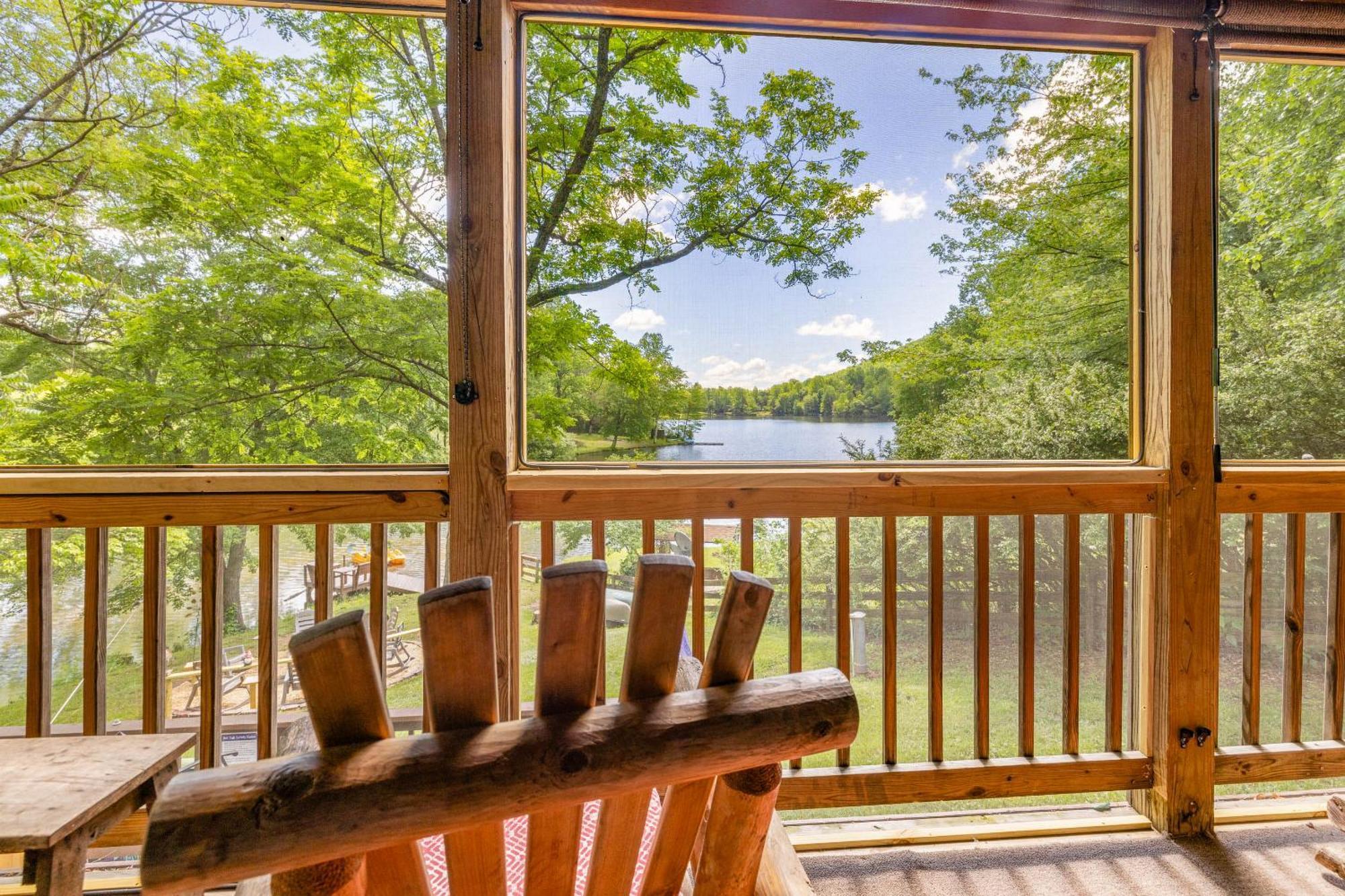 Waterfront Cabin 20 Mins To National Park & Massanutten! Villa Stanardsville Exterior photo