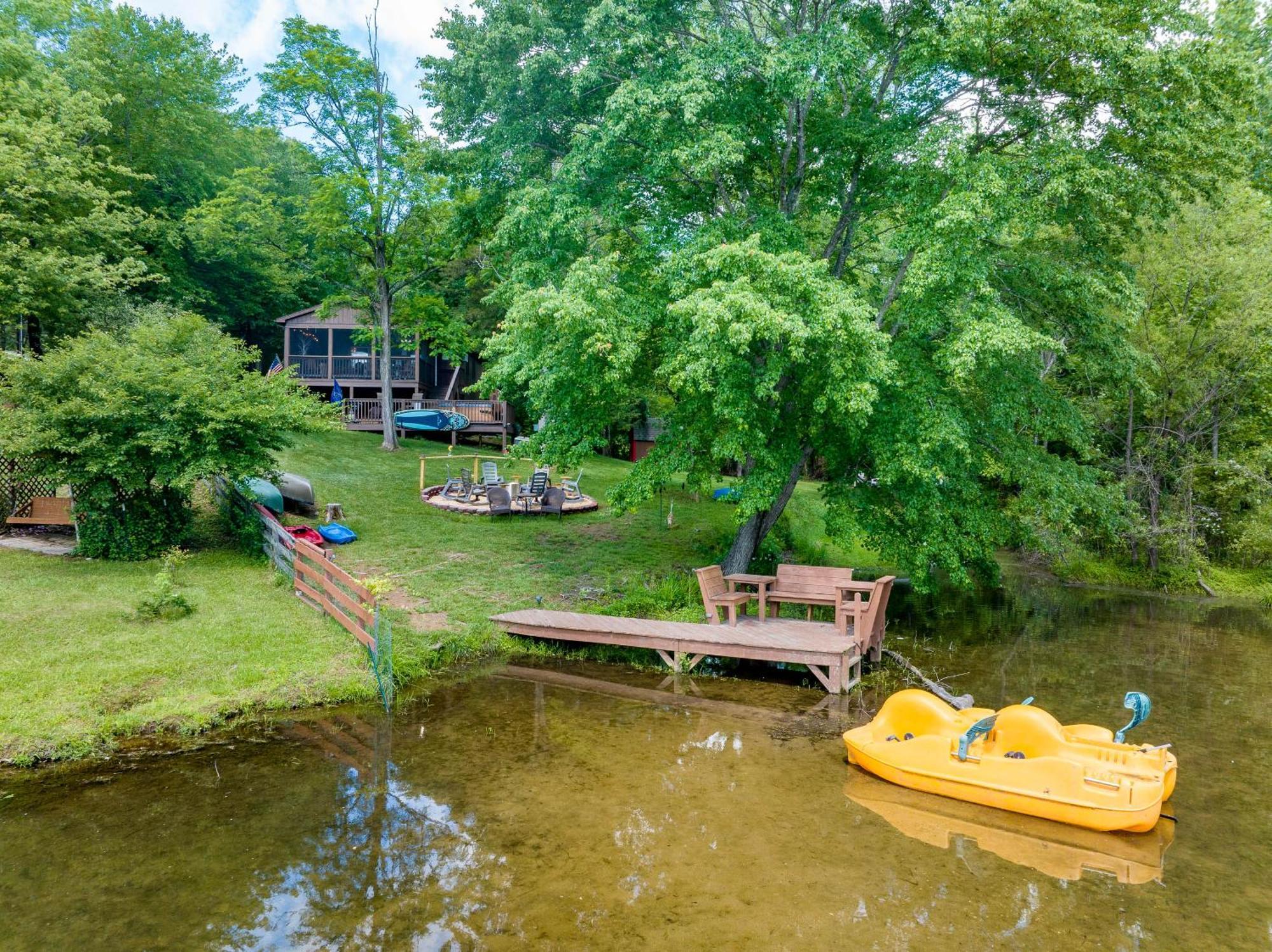 Waterfront Cabin 20 Mins To National Park & Massanutten! Villa Stanardsville Exterior photo